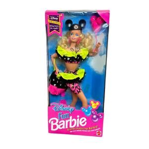 Vintage 1992 Disney Fun Barbie Disney Exclusive NRFB